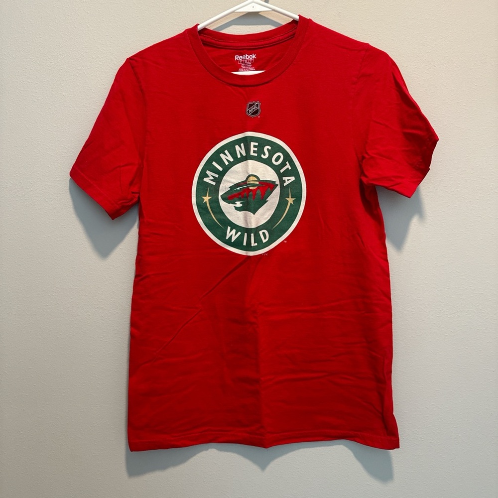 Reebok Adult Small Zach Parise Minnesota Wild Shirt - Size Small